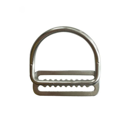 ANILLA-D ACERO INOX PERFIL BAJO 5CM CON FIJADOR INCLINADO