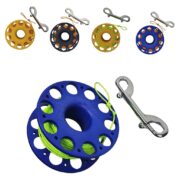 Carrete de dedo de plástico para buceo