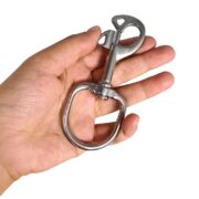 Mosquetón con Anilla para Manómetro